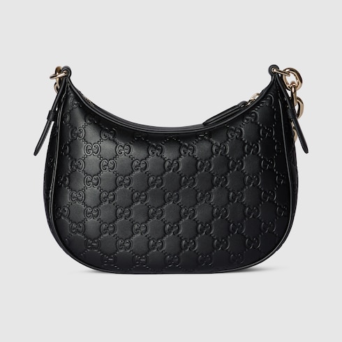 【きれいめファッション51選】上品さと清潔感をキープし Emblem GG medium US GUCCI® | leather black in bag shoulder その他