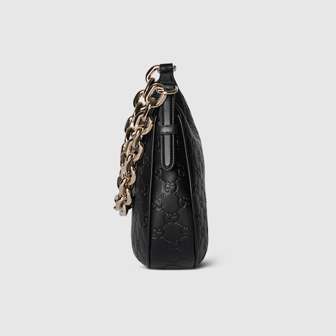 Borsa a spalla GG Emblem misura media