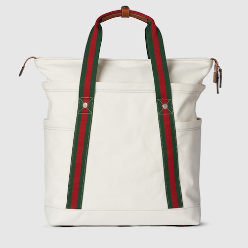 Borsa shopping in tessuto stampato misura grande 