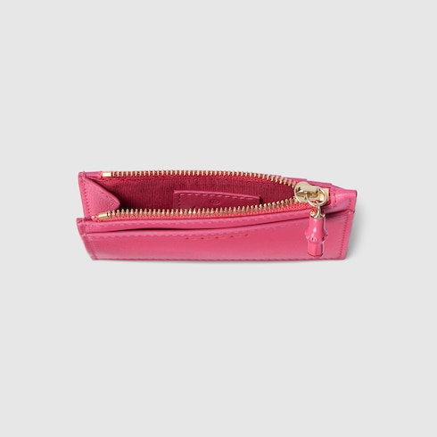 Card case with bamboo