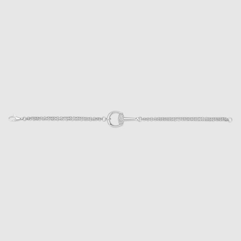 Pulsera Gucci Horsebit de 18 ct con diamantes