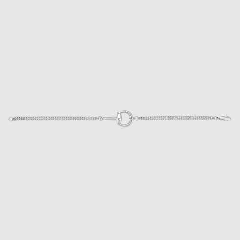 Gucci Horsebit 18k diamond bracelet