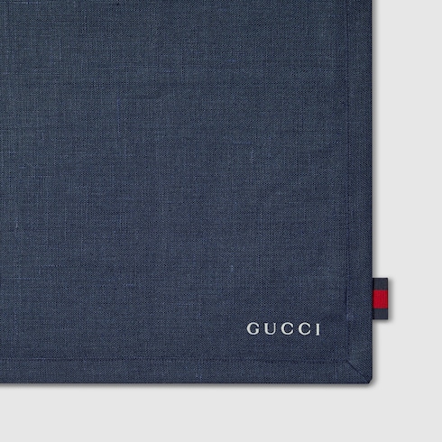 Linen placemat and napkin