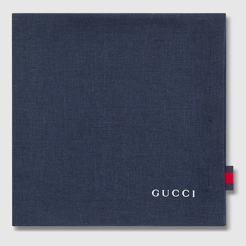 Linen placemat and napkin