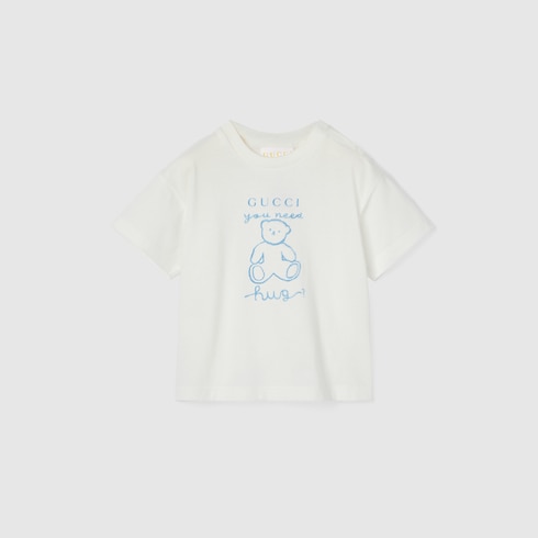 Baby-T-Shirt aus Baumwolle mit Print