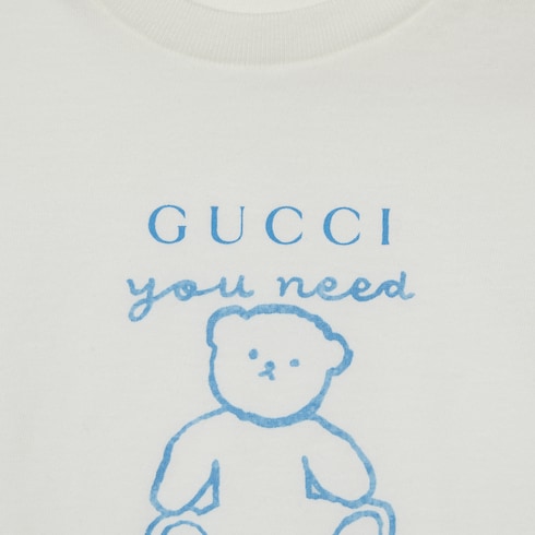 Baby-T-Shirt aus Baumwolle mit Print