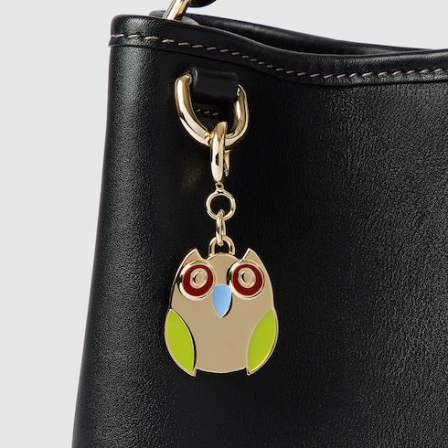 Owl-shaped bag charm