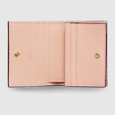 Bi-color GG Marmont small wallet