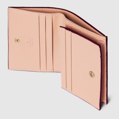 Bi-color GG Marmont small wallet