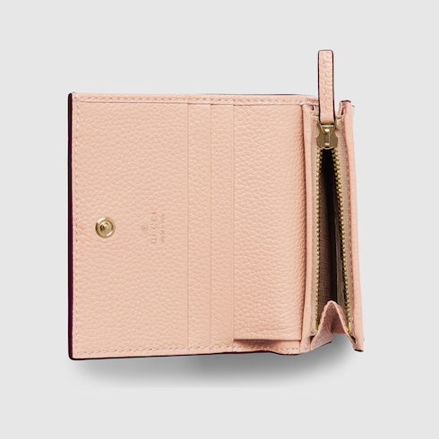 Bi-color GG Marmont small wallet