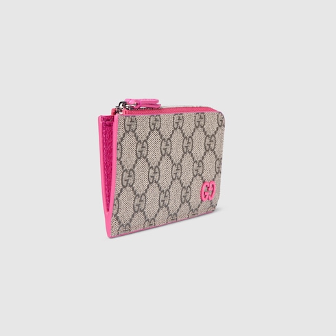 Bi-color GG zip card case