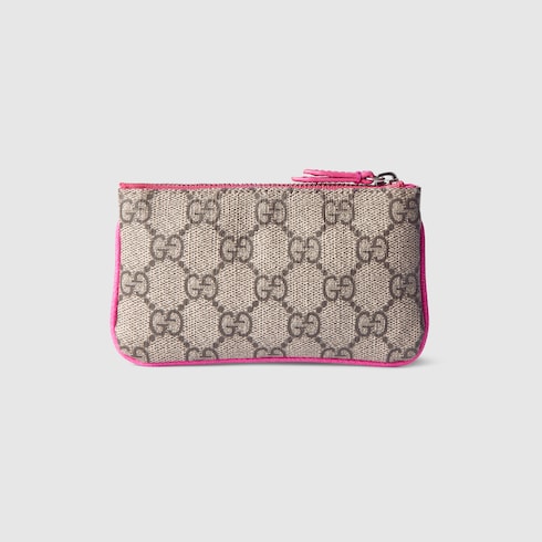 Pochette portachiavi bicolore