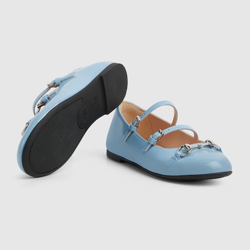 Children's ballet flat with Horsebit