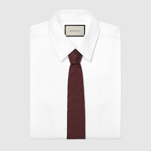Cravatta in seta jacquard motivo equestre