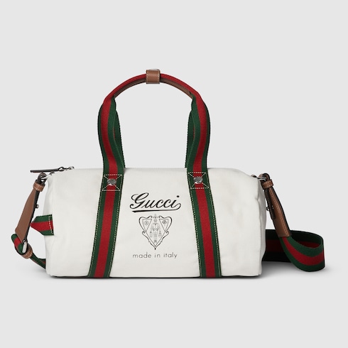 Bolsa de viaje de lona estampada pequeña