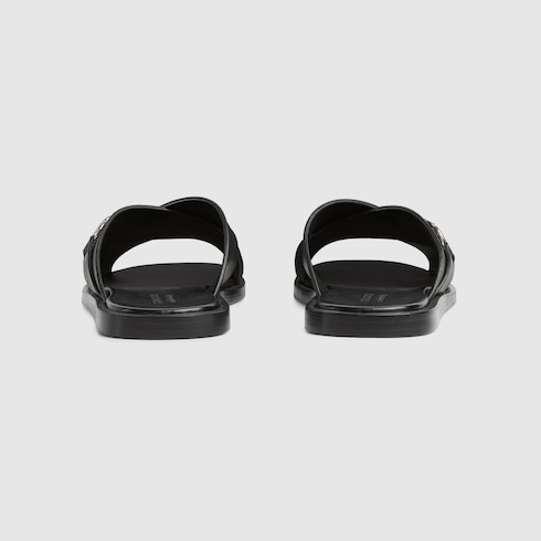 Men's slide sandal with Interlocking G Detail 3