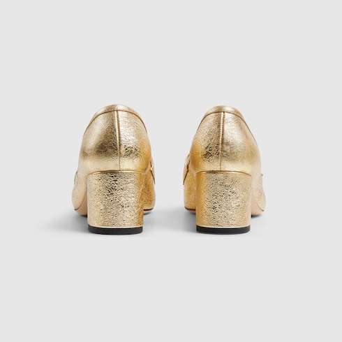 Women's loafer pump with Horsebit