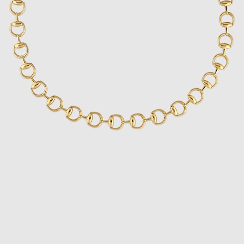Gucci Horsebit 18k necklace