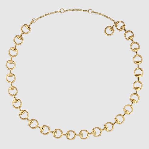 Gucci Horsebit 18k necklace