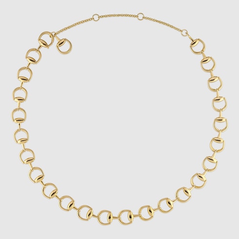 Gucci Horsebit 18k necklace