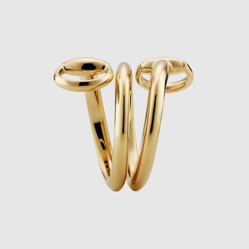 〔ホースビット〕18K コントラリエリング