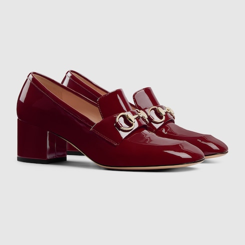 Escarpins-mocassins en cuir avec détail Mors pour femme