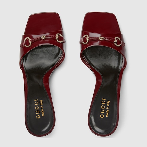 Women's slide sandal with Horsebit