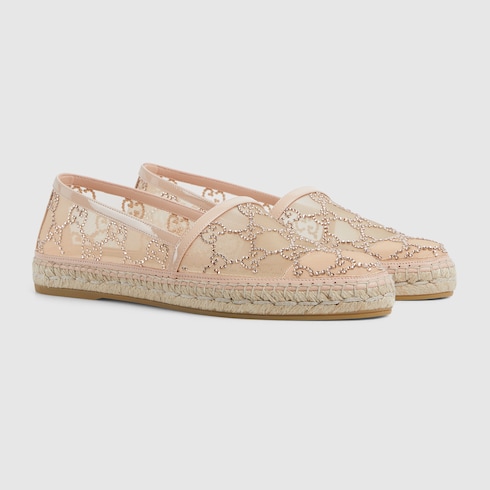 Women's crystal GG espadrille Detail 2