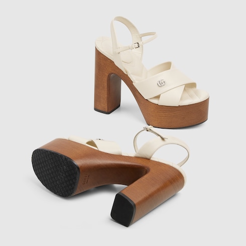 Sandalo donna con plateau