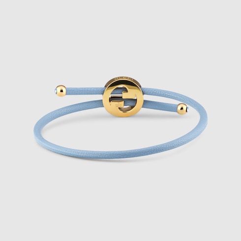 Bracciale con Incrocio GG Tondo smaltato