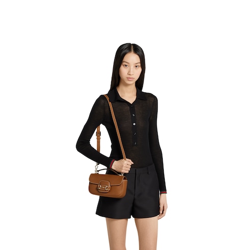 Sac à main Gucci Horsebit 1955 Soft petit format