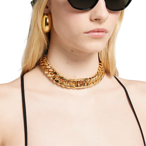 Gucci Interlocking chain necklace