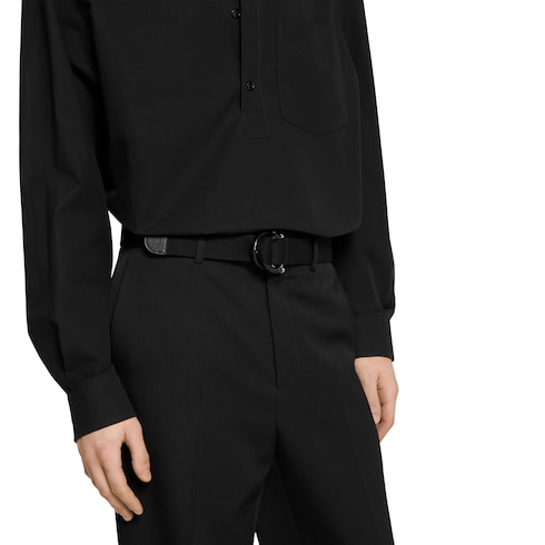 Ceinture avec boucle détail bambou