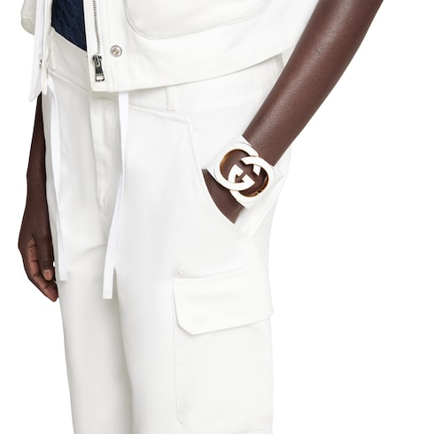 Gucci Interlocking cuff bracelet