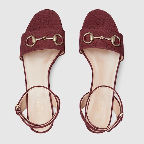 Women's Horsebit flatform sandal