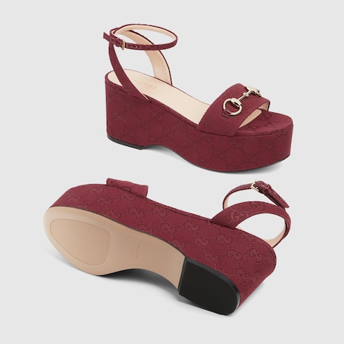 Women's Horsebit flatform sandal