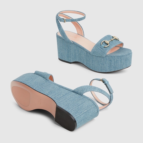 Women's Horsebit flatform sandal