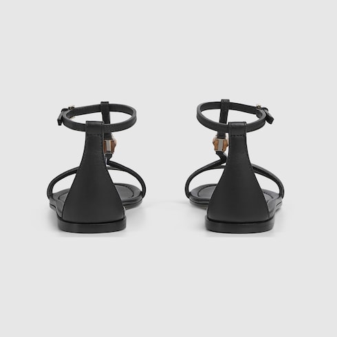 Sandales avec détail bambou pour femme