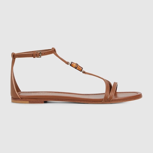 Women's sandal with bamboo detail