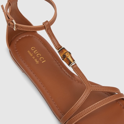 Women's sandal with bamboo detail