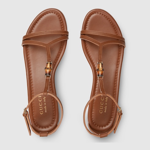 Women's sandal with bamboo detail