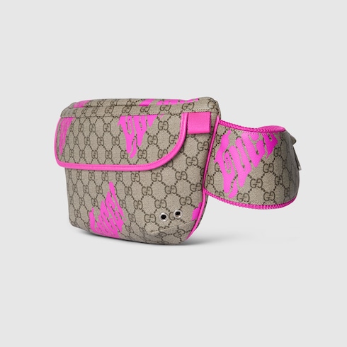 Large belt bag with print Detail 2