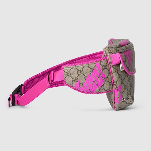 Large belt bag with print Detail 6