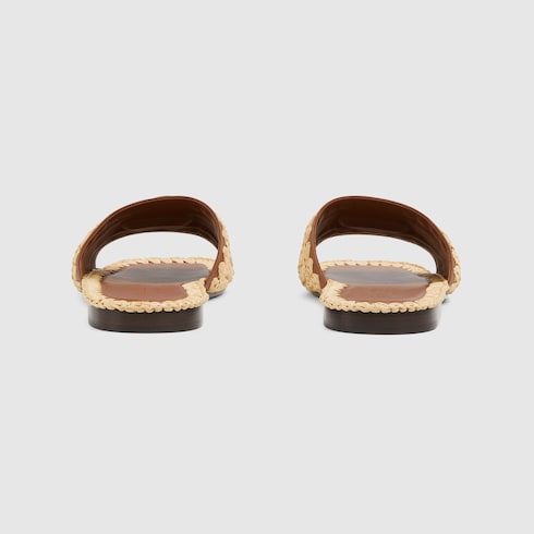 Women's slide sandal with Double G