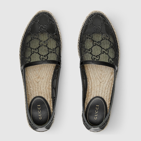 Women's crystal GG espadrille Detail 6