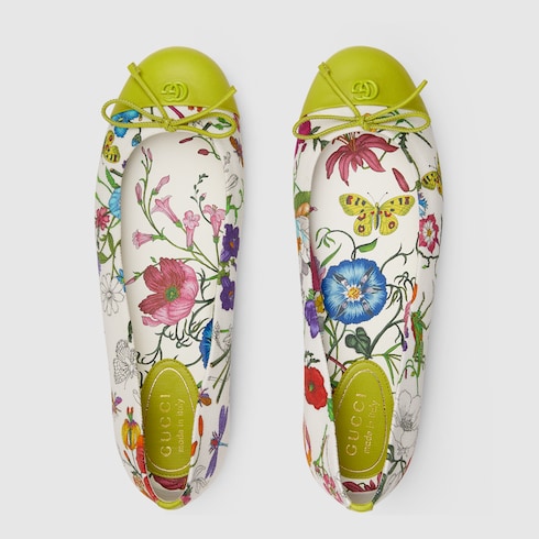 Women's printed ballet flat