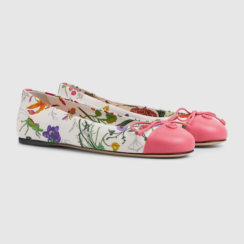 Women's printed ballet flat