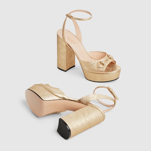 Women's Horsebit platform sandal