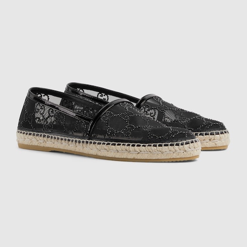 Women's crystal GG espadrille Detail 2