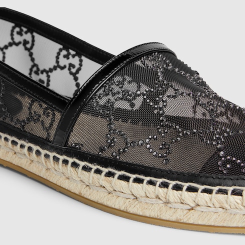 Women's crystal GG espadrille Detail 4